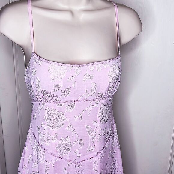 Princess Polly South Of France Maxi Dress Pink Size 12 Nwot - Picture 4 of 10